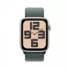 Watch SE GPS 44 mm custodia in alluminio Starlight con Sport Loop Lake Green