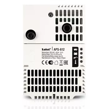 Alimentatore Satel APS-612 con cavo 265 V bianco 122 mm x 84 mm x 78 mm