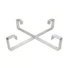 Supporto per cavi Extralink Four arms aluminium frame S500 — 500 x 500 x 70 mm, scrivania/parete, alluminio