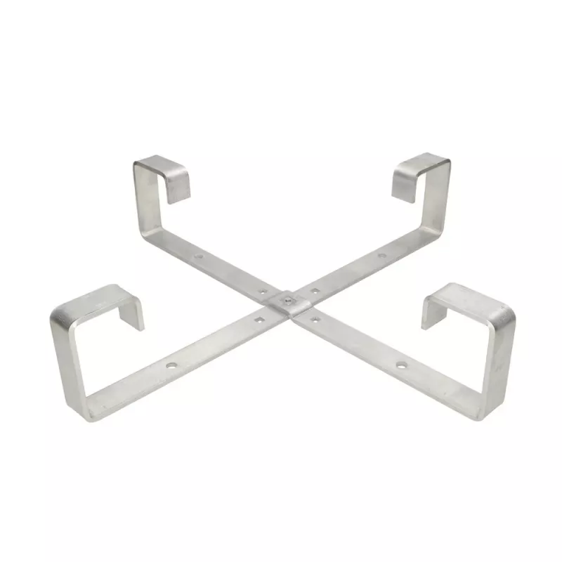 Supporto per cavi Extralink Four arms aluminium frame S500 — 500 x 500 x 70 mm, scrivania/parete, alluminio