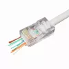 Connettore per cavi Gembird LC-PTU-01/100 8P8C RJ45 trasparente