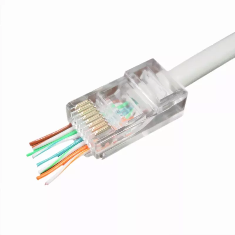 Connettore per cavi Gembird LC-PTU-01/100 8P8C RJ45 trasparente