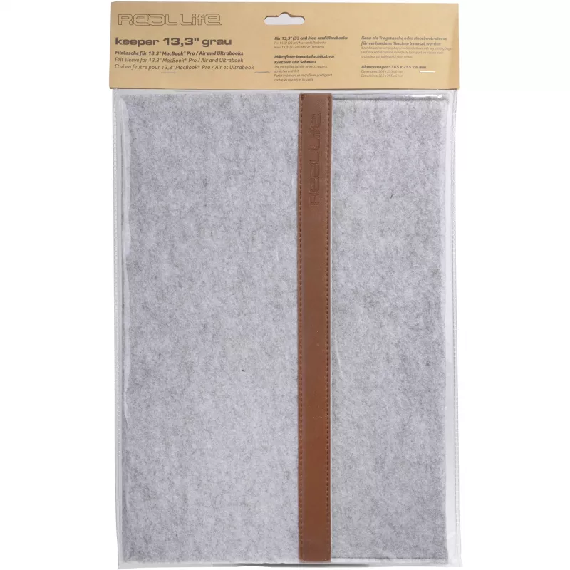 Custodia sleeve Ultron RealLife Keeper 33 cm (13,3 pollici) in feltro
