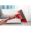 Scopa per pavimenti VILEDA 143703 con manico, tecnopolimero, setole morbide/dure, interni, 130 cm, rosso