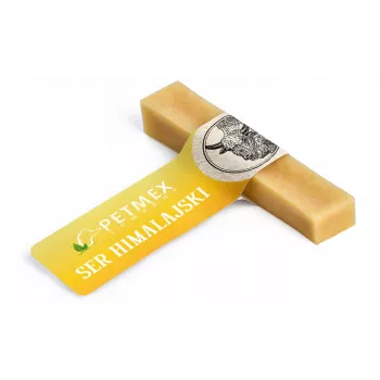 Snack naturale da masticare per cani PETMEX Formaggio Himalaya M 80 g per cani di taglia media 10–25 kg, senza cereali, senza zucchero