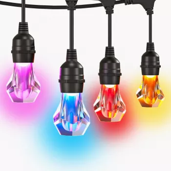 Illuminazione da giardino intelligente Nanoleaf NF084K02-40SLO