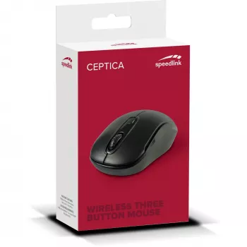 Mouse SPEEDLINK SL-630013-BKBK RF wireless ambidestro