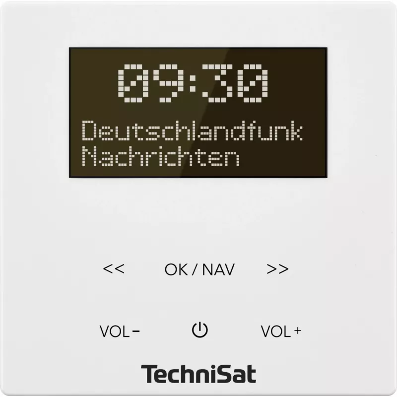 TechniSat DigitRadio UP 55 - radio DAB - 2 x 2 Watt - bianco (0001/3901)