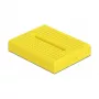 Breadboard DELOCK 18320 — scheda di prototipazione in plastica, giallo, 36×46×10 mm