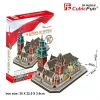 Puzzle 3D cubicfun Cattedrale di Wawel – 101 pezzi, kit di montaggio