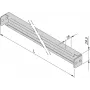 Schroff C-RAIL 600 LUNGH. (2X) (23130333)