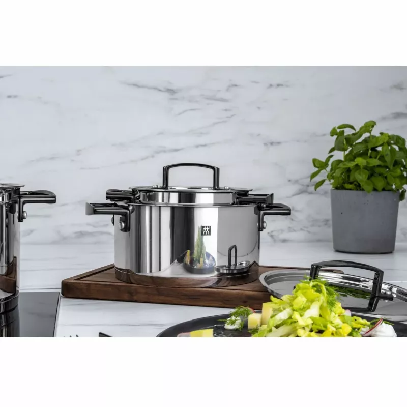 Zwilling BELLASERA set di pentole 5 pezzi, acciaio inox 18/10 (71160-005-0)