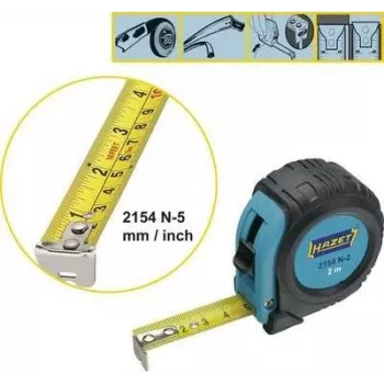 Hazet fettuccia metrica 5 m acciaio 2154N-5 (2154N-5)