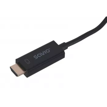 SAVIO adattatore cavo video DisplayPort a HDMI tipo A CL-56, 1,5 m, nero