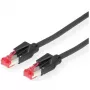 Cavo patch DRAKA Cat.6 (Classe E) S/FTP, UC900 TM21, LSOH, nero, 3 m