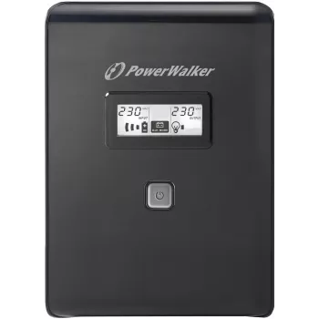 PowerWalker VI 2000 LCD 2 kVA 1200 W 2 uscite AC
