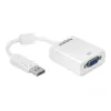 Adattatore cavo video DeLOCK 61766 0,125m VGA DisplayPort bianco