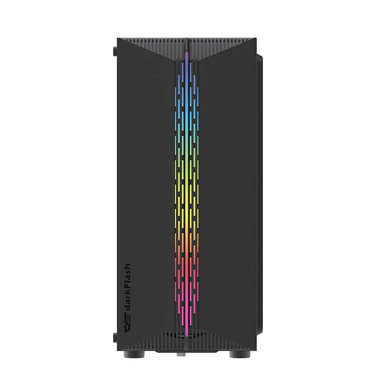 Case per computer Darkflash DK151 LED (nero) + 3 ventole RGB