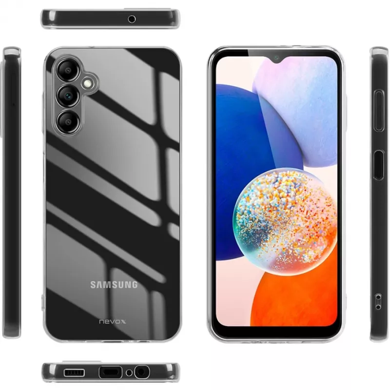Nevox StyleShell Flex cover per Samsung Galaxy A15 5G / A15 4G, TPU, trasparente