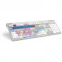 Tastiera Logickeyboard LKB-PPROCC-CWMU-FR Office USB AZERTY francese bianca