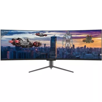 LC-Power LC-M49-DQHD-120-C-Q LED-Display 124,5 cm (49 inch) 5120 x 1440 Pixel UltraWide Quad HD QLED Nero (LC-M49-DQHD-120-C-Q)