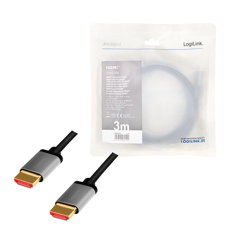 Cavo HDMI LogiLink CHA0106 3 m