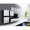 Armadietto Cama Square VIGO 50/50/30 nero/bianco lucido