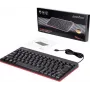 Perixx 11670 tastiera USB QWERTY tedesco - inglese US nero (PERIBOARD-422 DE)