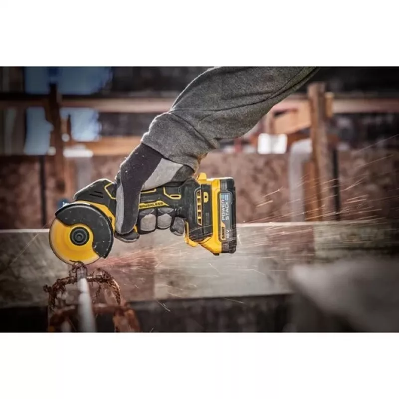 DeWALT DCS438N-XJ 18V XR troncatrice multiuso a batteria brushless, 76 mm, senza batteria e caricabatterie