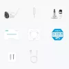 Reolink Argus Eco Telecamera di sorveglianza WiFi per esterni, 1080p, batteria/solare (BWB2K07)
