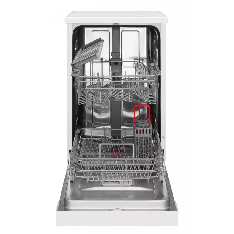Amica DFM41E6qWMG lavastoviglie a libera installazione, 10 coperti, 6 programmi, 49 dB, classe energetica E, bianca