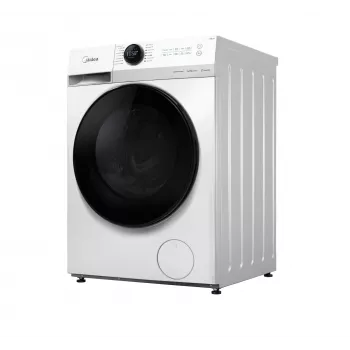 Lavatrice Midea MF200W80WB/W-HR, a carica frontale, 8 kg, 1400 giri/min, LCD, vapore, larghezza 60 cm
