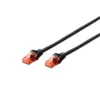 DIGITUS DK-1612-005/BL cavo di rete nero 0,5 m Cat6 U/UTP (UTP) (DK-1612-005/BL)