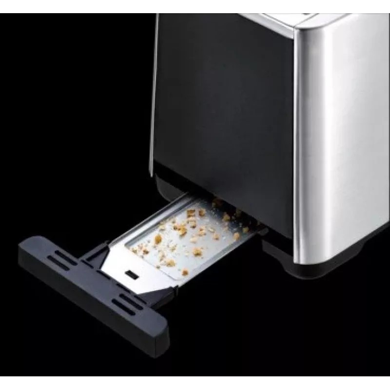 Tefal Equinox TT420D 7 2 fetta/e nero, acciaio inox