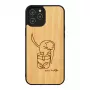 Custodia protettiva man and wood per iPhone 12 Pro Max — gatto con pesce rosso