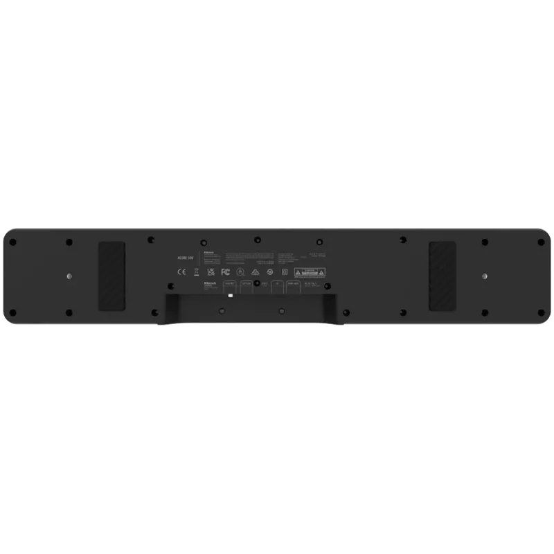 Soundbar KLIPSCH Flexus CORE 100 — 2.1 canali, 100 W, subwoofer integrato, grigio/noce