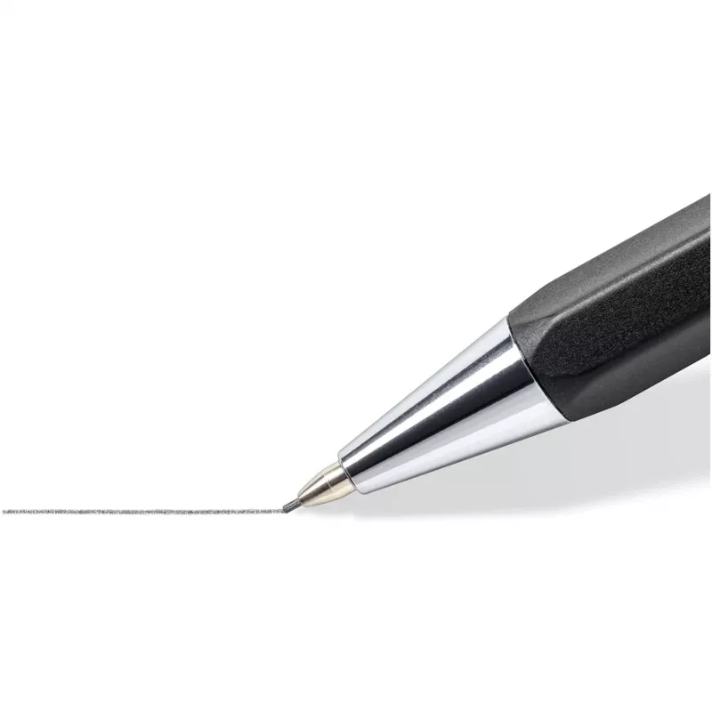 Portamina meccanico Staedtler 778 05-9, 0,5 mm, fusto esagonale, nero, mina nera