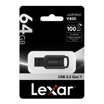 Lexar JumpDrive LJDV400064G-BNBNG chiavetta USB 64 GB USB Type-A 3.2 Gen 1 (3.1 Gen 1) nero