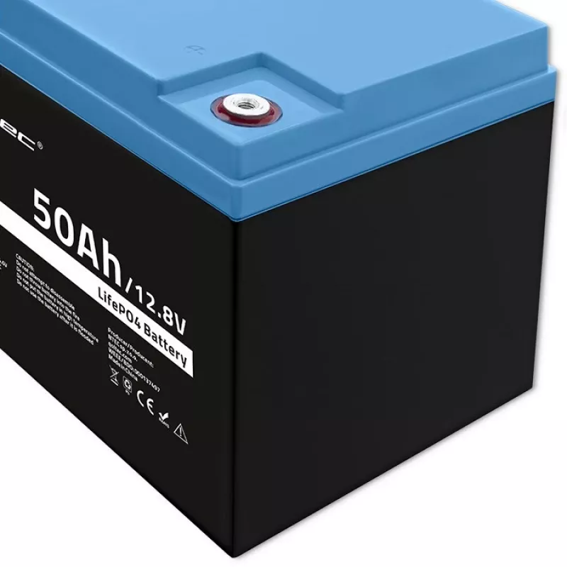 Batteria LiFePO4 QOLTEC 12,8 V 50 Ah (modello 53704) per backup e accumulo di energia