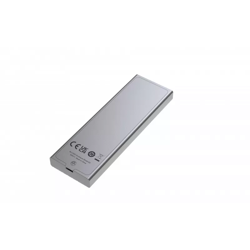 Case per SSD Lexar E6 argento M.2, PCIe, USB 3.2 Gen 2 (10 Gbit/s), USB-C, alluminio, singolo M.2 fino a 4 TB