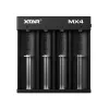 Caricatore XTAR MX4 4 slot universale Li-Ion NiMH USB-C, nero, supporta 4 batterie