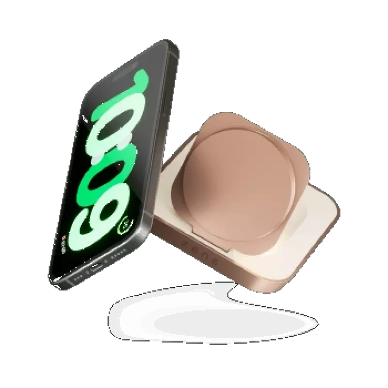 Caricabatterie wireless Zens Aluminium Series 20W/15W per telefoni e auricolari compatibili Qi