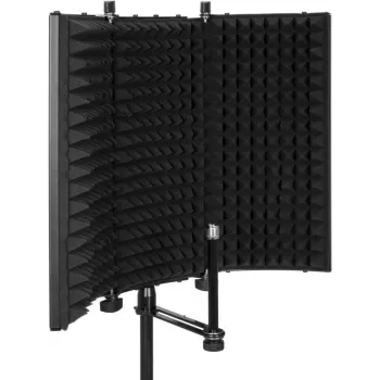 Sistema fonoassorbente pieghevole per microfono Omnitronic AS-03