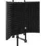 Sistema fonoassorbente pieghevole per microfono Omnitronic AS-03