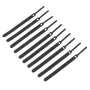 Set fascette in velcro Kolink KL-VCT-150 — 10 pezzi fascette in velcro riutilizzabili, nero