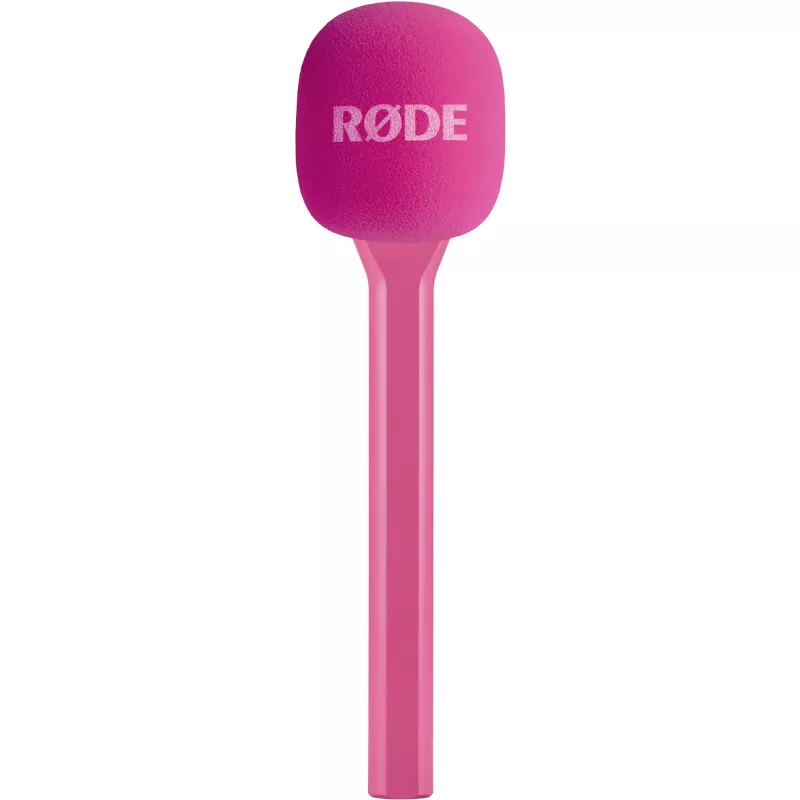 Microfono da intervista a mano Interview GO di Rode, rosa