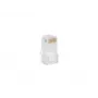LANBERG connettore per cavi RJ-45 PLU-5000, schermatura U/UTP (UTP), bianco traslucido, confezione da 100