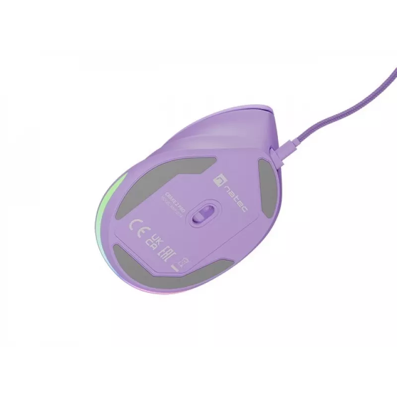 NATEC Crake 2 Pro mouse universale destrimani USB Type-A ottico 12800 DPI