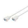 Assmann cavo di collegamento zero-modem. D-Sub9 F/F. 1,8 m. custodia a scatto. beige (AK-610100-018-E)