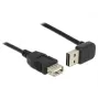 Cavo USB DeLOCK 1 m USB 2.0-A a USB 2.0-A nero